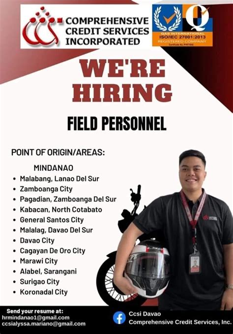 KORONADAL JOB HIRING .